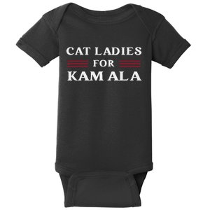 Cat Ladies For Kamala Harris 2024 Us President Election Vote Baby Bodysuit