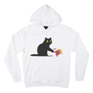 Cat Ladies For Kamala Harris Donald Trump 2024 Sarcastic Hoodie