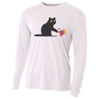 Cat Ladies For Kamala Harris Donald Trump 2024 Sarcastic Cooling Performance Long Sleeve Crew