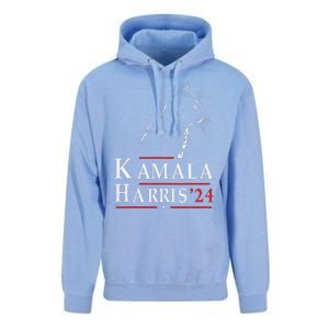 Cat Lady For Kamala Funny Cat 2024 President Kamala Harris Unisex Surf Hoodie