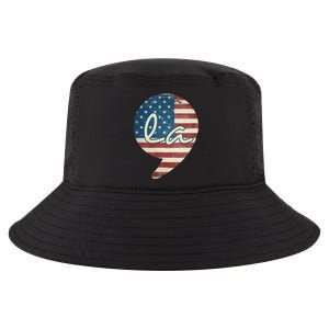 Comma La Funny Kamala Harris Usa Flag Cool Comfort Performance Bucket Hat