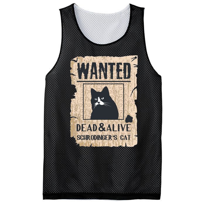 Cats Lovers Funny And Alive SchrodingerS Cat Lover Mesh Reversible Basketball Jersey Tank