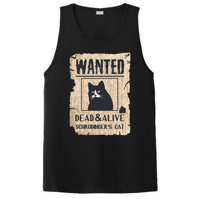 Cats Lovers Funny And Alive SchrodingerS Cat Lover PosiCharge Competitor Tank