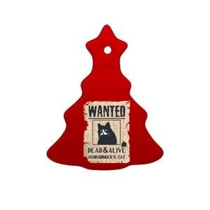 Cats Lovers Funny And Alive SchrodingerS Cat Lover Ceramic Tree Ornament