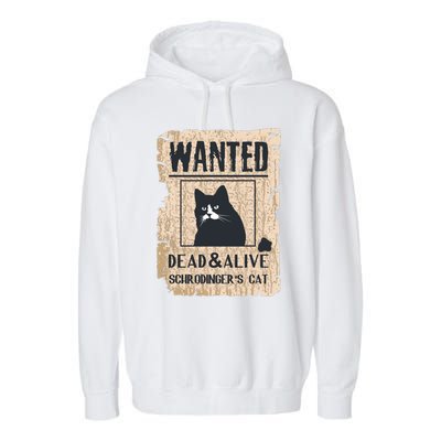 Cats Lovers Funny And Alive SchrodingerS Cat Lover Garment-Dyed Fleece Hoodie