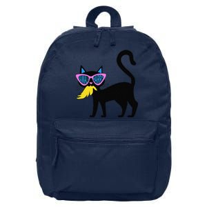 Cat Ladies For Kamala Harris Donald Trump 2024 Sarcastic 16 in Basic Backpack