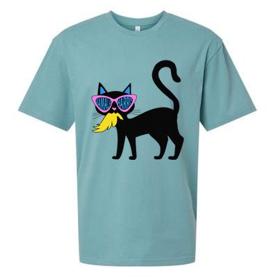 Cat Ladies For Kamala Harris Donald Trump 2024 Sarcastic Sueded Cloud Jersey T-Shirt