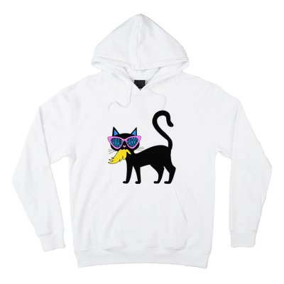 Cat Ladies For Kamala Harris Donald Trump 2024 Sarcastic Hoodie