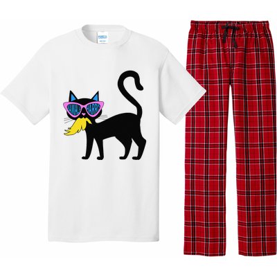 Cat Ladies For Kamala Harris Donald Trump 2024 Sarcastic Pajama Set