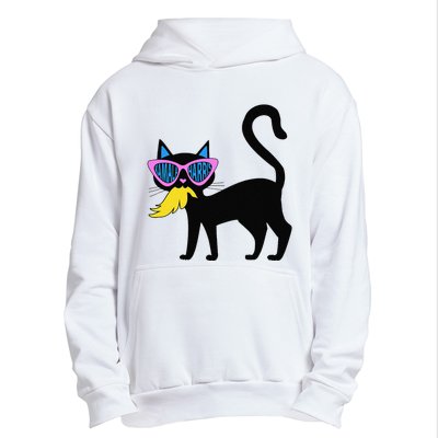 Cat Ladies For Kamala Harris Donald Trump 2024 Sarcastic Urban Pullover Hoodie