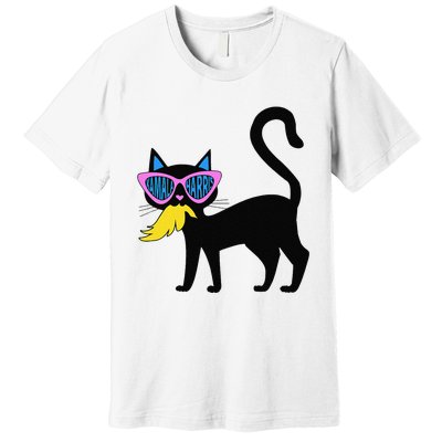 Cat Ladies For Kamala Harris Donald Trump 2024 Sarcastic Premium T-Shirt