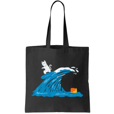 Cat Ladies For Kamala Harris Funny Anti Trump Blue Wave 2024 Premium Tote Bag