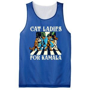 Cat Ladies For Kamala Childless Cat Ladies Not Going Back Mesh Reversible Basketball Jersey Tank