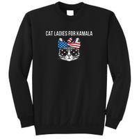 Cat Ladies For Kamala . Sweatshirt