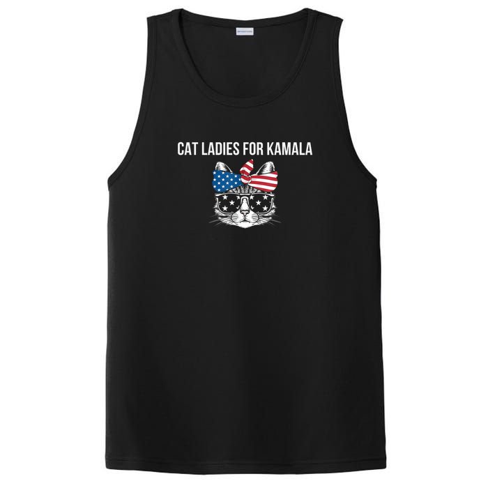 Cat Ladies For Kamala . PosiCharge Competitor Tank