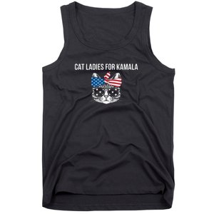 Cat Ladies For Kamala . Tank Top