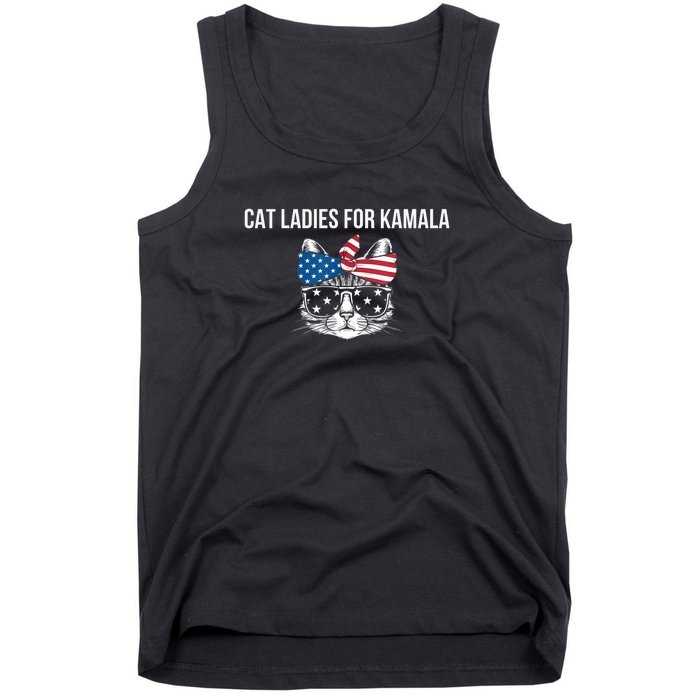 Cat Ladies For Kamala . Tank Top