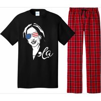 Comma La Funny Kamala Harris Usa Flag Sunglasses Pajama Set