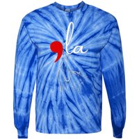 Cat Ladies For Kamala Tie-Dye Long Sleeve Shirt