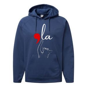 Cat Ladies For Kamala Performance Fleece Hoodie