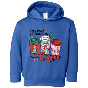 Coffee Lover Funny Christmas All I Want For Xmas Mom Teacher Cool Gift Toddler Hoodie