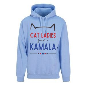 Cat Ladies For Kamala Cat Lady For Women Feminist Unisex Surf Hoodie