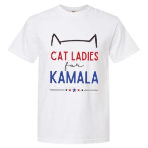 Cat Ladies For Kamala Cat Lady For Women Feminist Garment-Dyed Heavyweight T-Shirt