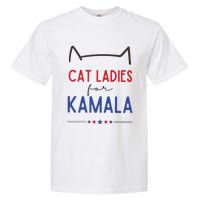 Cat Ladies For Kamala Cat Lady For Women Feminist Garment-Dyed Heavyweight T-Shirt