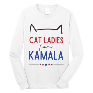 Cat Ladies For Kamala Cat Lady For Women Feminist Long Sleeve Shirt