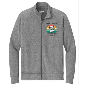 Cat Ladies For Kamala Harris Stretch Full-Zip Cadet Jacket