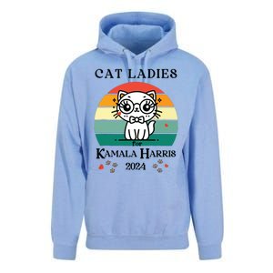 Cat Ladies For Kamala Harris Unisex Surf Hoodie