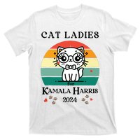 Cat Ladies For Kamala Harris T-Shirt