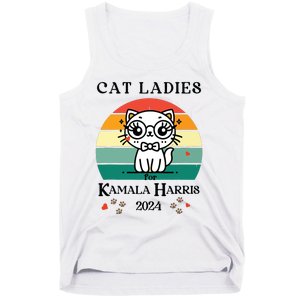 Cat Ladies For Kamala Harris Tank Top