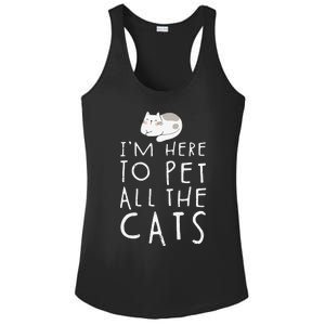 Cat Lovers Funny Cat Tee Cat Gifts Cat Ladies PosiCharge Competitor Racerback Tank