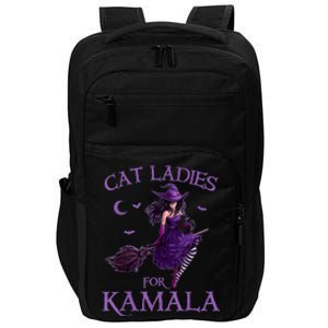 Cat Ladies For Kamalaharris 2024 Witches Harris Halloween Impact Tech Backpack