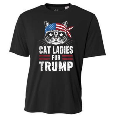 Cat Ladies For Trump For Donald Trump 2024 Cooling Performance Crew T-Shirt