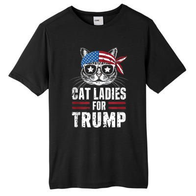 Cat Ladies For Trump For Donald Trump 2024 Tall Fusion ChromaSoft Performance T-Shirt