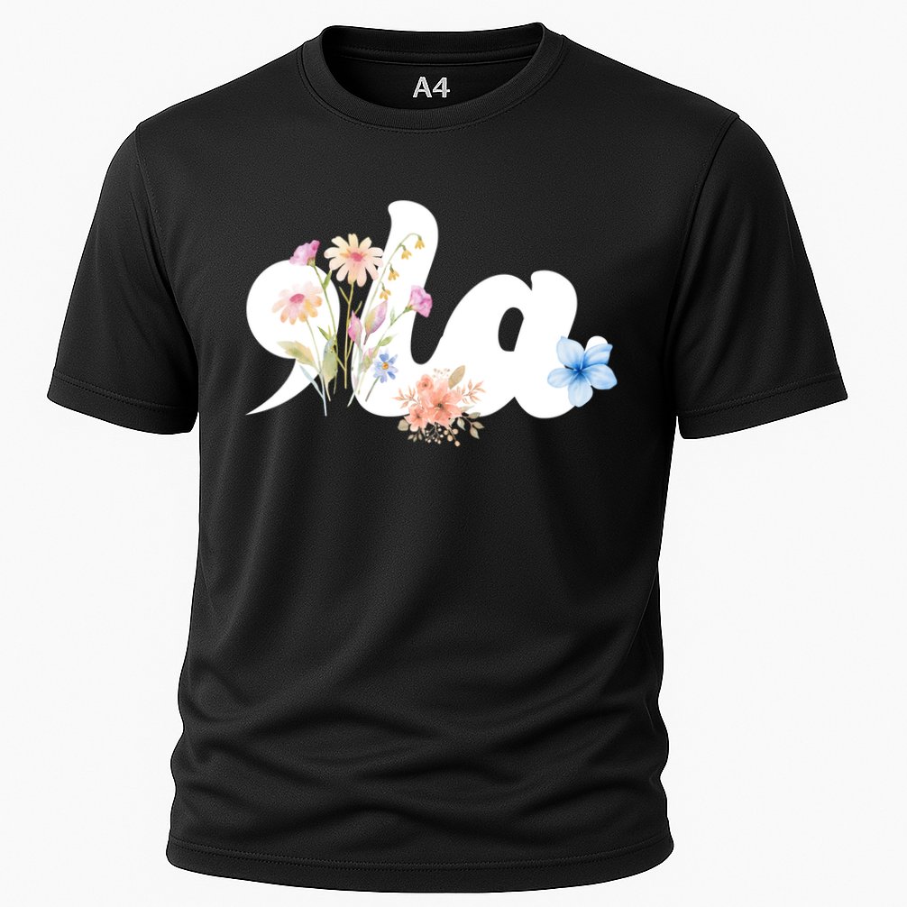 Comma La Floral Kamala Harris President 2024 Cooling Performance Crew T-Shirt