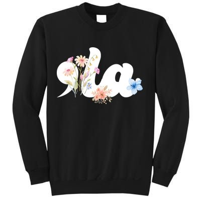 Comma La Floral Kamala Harris President 2024 Sweatshirt