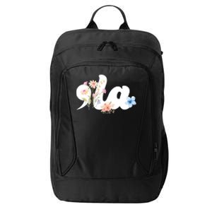 Comma La Floral Kamala Harris President 2024 City Backpack