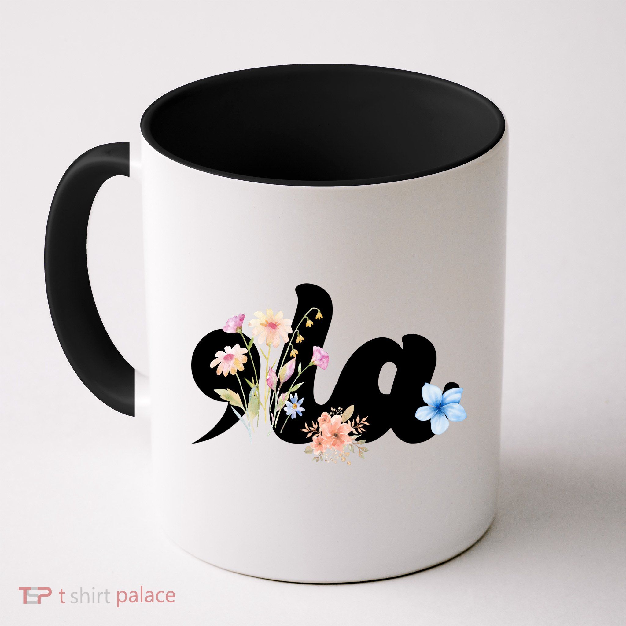 Comma La Floral Kamala Harris President 2024 Coffee Mug