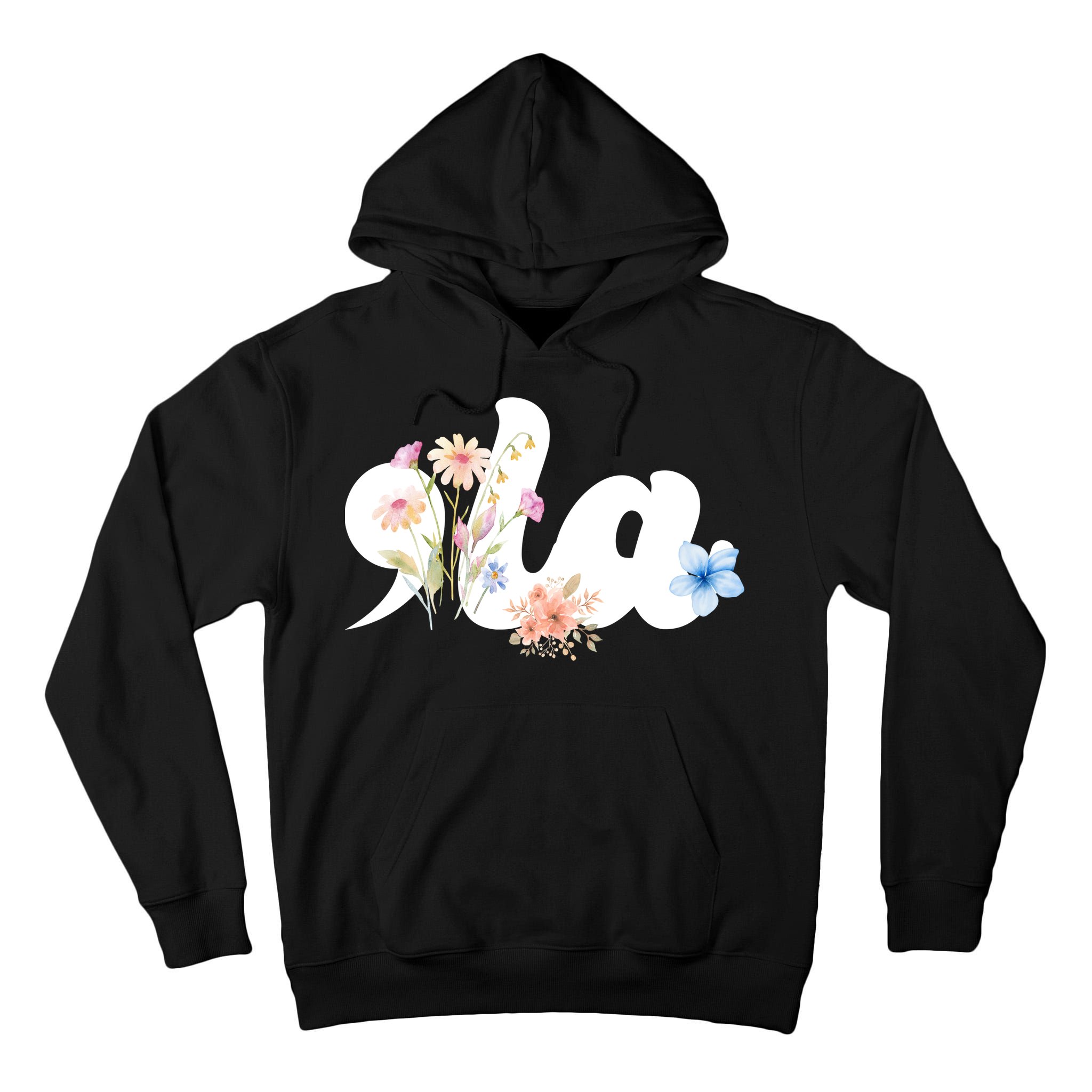 Comma La Floral Kamala Harris President 2024 Tall Hoodie