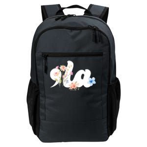 Comma La Floral Kamala Harris President 2024 Daily Commute Backpack