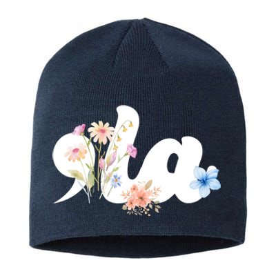 Comma La Floral Kamala Harris President 2024 Sustainable Beanie