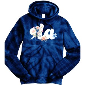 Comma La Floral Kamala Harris President 2024 Tie Dye Hoodie