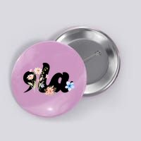 Comma La Floral Kamala Harris President 2024 Button