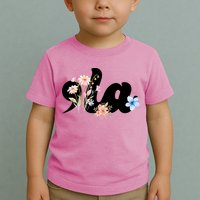 Comma La Floral Kamala Harris President 2024 Toddler T-Shirt
