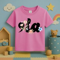 Comma La Floral Kamala Harris President 2024 Toddler T-Shirt