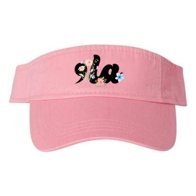 Comma La Floral Kamala Harris President 2024 Valucap Bio-Washed Visor