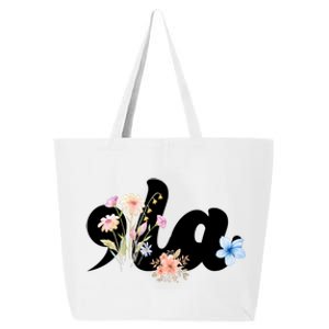 Comma La Floral Kamala Harris President 2024 25L Jumbo Tote